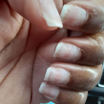 J'Adore Nails Bar - Nails after dip removed. - Nail Salons Near Me - Irving, Texas