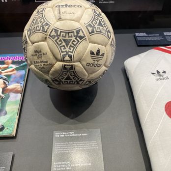 Fifa Museum - Ball from a previous World Cup hosted by Mexico - Museums Near Me - New York, New York Fifa Museum - Ball from a previous World Cup hosted by Mexico - Museums Near Me - New York, New York
