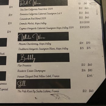 The Cutlery - Drink menu part 2 - Steakhouses Near Me - Honolulu, Hawaii