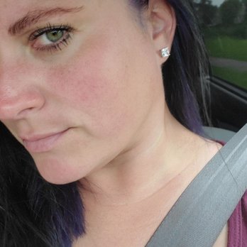 Dry Loft - Peekaboo purple cobalt highlights - Blow Dry/Out Services Near Me - Wilmington, North Carolina