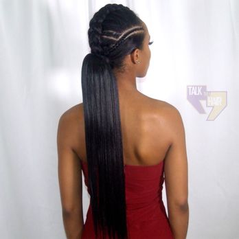 An'Tyrice Salon & Spa - Low braided ponytail - Hair Extensions Near Me - poughkeepsie, New York An'Tyrice Salon & Spa - Low braided ponytail - Hair Extensions Near Me - poughkeepsie, New York