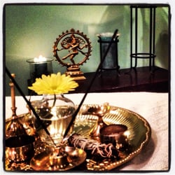 Ananda Ayurveda Wellness & Yogalish - Puja tray before Ayurvedic treatments