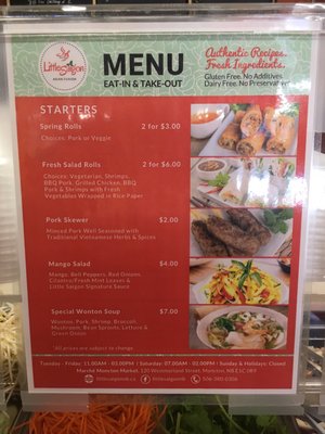 Menu photo 1 Little Saigon Moncton, NB Menu photo 1 Little Saigon Moncton, NB