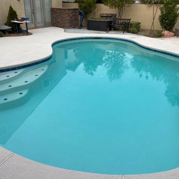 iPools Contractor - Our client wanted to change their pool surface and install a Compass on the bottom of their pool. - Pool & Hot Tub Service Near Me - Henderson, Nevada