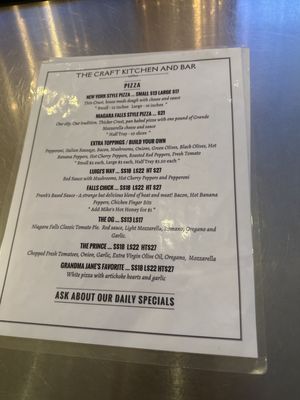 Menu photo 8 The Craft Kitchen & Bar Niagara Falls, NY Menu photo 8 The Craft Kitchen & Bar Niagara Falls, NY