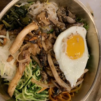 Five Senses - Seafood bibimbap. Was ok - Korean Near Me - New York, New York