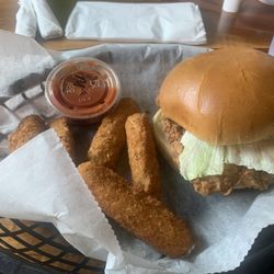 One10 West Main - Tenderloin with Mozzarella sticks