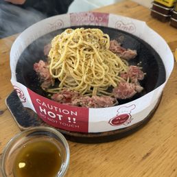 Beef Aglio Olio Pasta Beef Aglio Olio Pasta