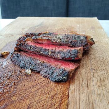 RH Rooftop Restaurant at RH Columbus - Ribeye. Served already sliced - Breakfast & Brunch Near Me - Columbus, Ohio