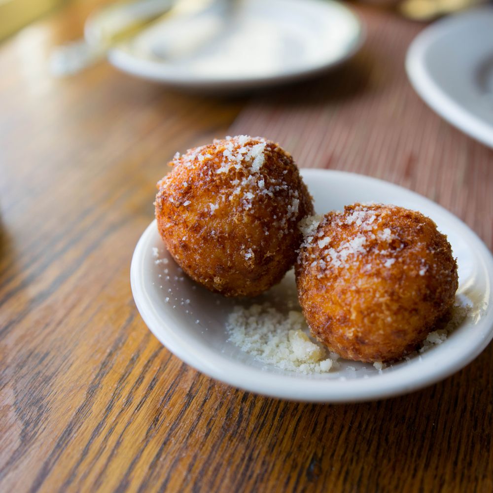 La Morra - Arancini with braised beef and cheese - Italian Near Me - Brookline, Massachusetts La Morra - Arancini with braised beef and cheese - Italian Near Me - Brookline, Massachusetts