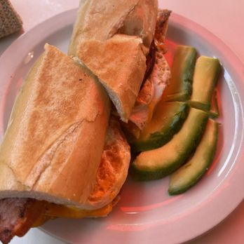 Pinky’s - Pinky's Breakfast Sandwich was huge, could only eat half lol - Breakfast & Brunch Near Me - San Juan, Puerto Rico Pinky’s - Pinky's Breakfast Sandwich was huge, could only eat half lol - Breakfast & Brunch Near Me - San Juan, Puerto Rico