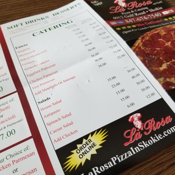 La Rosa - menu and prices - Pizza Near Me - Skokie, Illinois La Rosa - menu and prices - Pizza Near Me - Skokie, Illinois