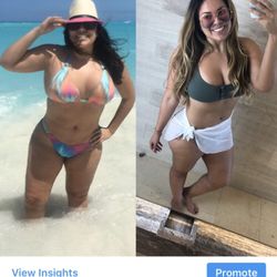 Mosaic Athletics - My client Carolina's transformation picture.