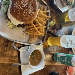 Q Burger - Zombie burger and fries with gravy. The blackberry was breakout fantastic!