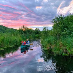 Parc Nature Eco-Odyssée - Adventure during the sunset