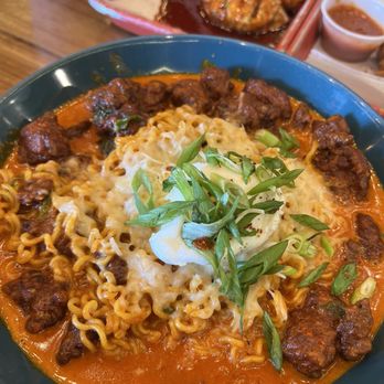 Cafe HwaSan - Cheese Buldak Ramen - Korean Near Me - Plano, Texas