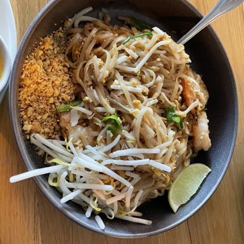Prai Kitchen - Shrimp Pad Thai. Five shrimp - Salad Near Me - West Hartford, Connecticut Prai Kitchen - Shrimp Pad Thai. Five shrimp - Salad Near Me - West Hartford, Connecticut