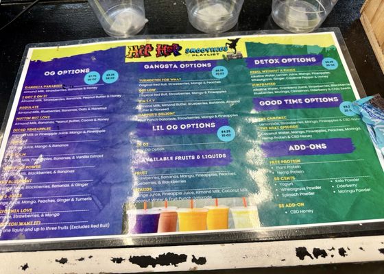 Menu photo 1 Hip Hop Smoothies Charlotte, NC