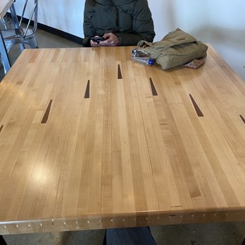 Egghole - Table made from bowling lanes - Breakfast & Brunch Near Me - Kent, Washington