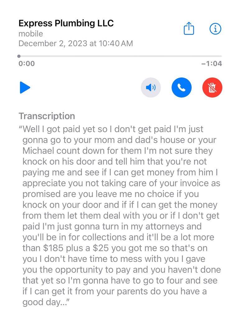 Slide of Express Plumbing