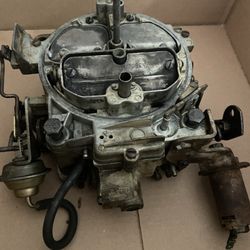 National Carburetors - My '72 Chevy Rochester Quadrajet 402 engine (before picture)