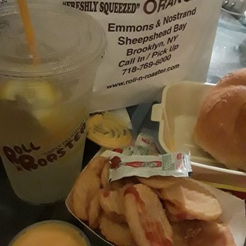Roll-N-Roaster - Real sloppy photo. But I got the basics. Cheese fries , lemonade & cheeseburger - American Near Me - Brooklyn, New York Roll-N-Roaster - Real sloppy photo. But I got the basics. Cheese fries , lemonade & cheeseburger - American Near Me - Brooklyn, New York