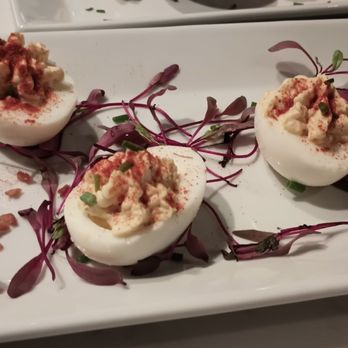 Park Place Prime - Devil eggs with bacon - Seafood Near Me - Atlantic City, New Jersey Park Place Prime - Devil eggs with bacon - Seafood Near Me - Atlantic City, New Jersey