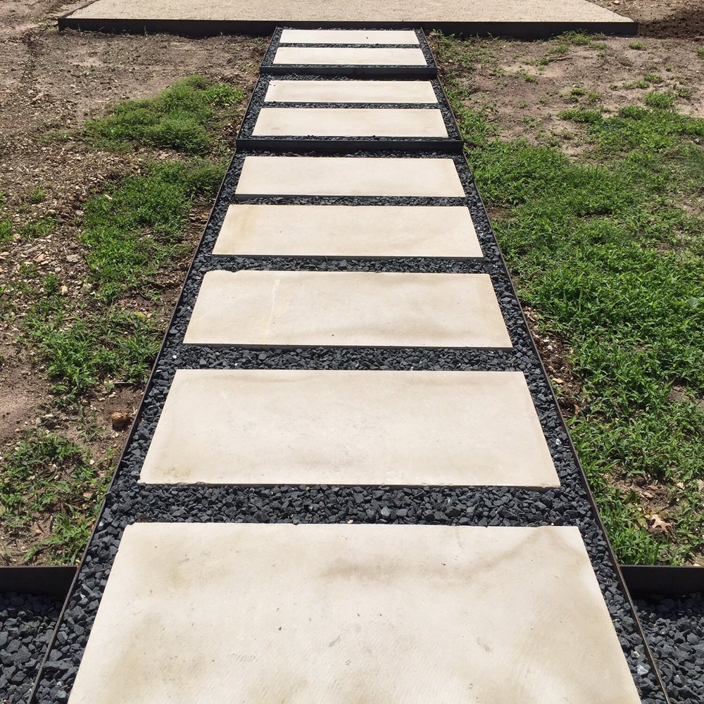 My new patio and walk way! My new patio and walk way!