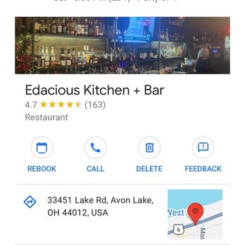 Edacious - New American Near Me - Avon Lake, Ohio