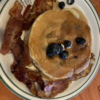 City Diner Restaurant - Blueberry Pancakes with Bacon - Greek Near Me - Falls Church, Virginia City Diner Restaurant - Blueberry Pancakes with Bacon - Greek Near Me - Falls Church, Virginia