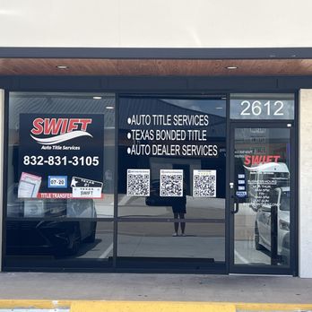 Swift Auto Title Services - Conveniently located right off of Westheimer and Briarhurst - Registration Services Near Me - Houston, Texas Swift Auto Title Services - Conveniently located right off of Westheimer and Briarhurst - Registration Services Near Me - Houston, Texas