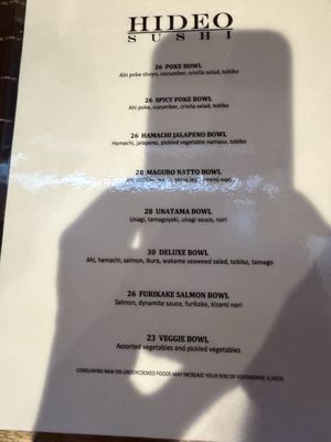 Menu photo 7 Hideo Sushi Hilo, HI Menu photo 7 Hideo Sushi Hilo, HI