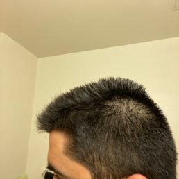 Nothing to slick back not a gentlemen's cut
