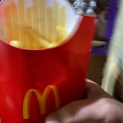 McDonald's - This is what I got for a large fry? Come on McD's! You can do better!