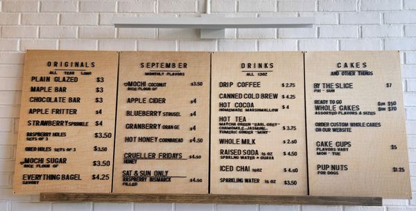 Menu photo 1 Raised Doughnuts and Cakes Seattle, WA Menu photo 1 Raised Doughnuts and Cakes Seattle, WA