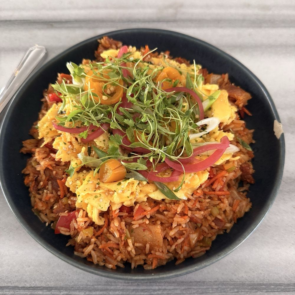 ATTITUDE CAFE - Kimchi Fried Rice - Breakfast & Brunch Near Me - Los Angeles, California ATTITUDE CAFE - Kimchi Fried Rice - Breakfast & Brunch Near Me - Los Angeles, California
