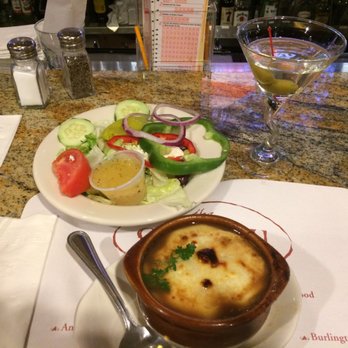 The Chateau - Greek salad, French onion soup & Stoli dirty martini - Italian Near Me - Andover, Massachusetts The Chateau - Greek salad, French onion soup & Stoli dirty martini - Italian Near Me - Andover, Massachusetts