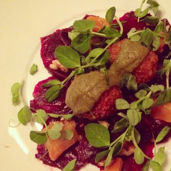 Buttonwood Grill - Salt Roasted Beet Salad with Goat Cheese Rice Balls - New American Near Me - Lahaska, Pennsylvania Buttonwood Grill - Salt Roasted Beet Salad with Goat Cheese Rice Balls - New American Near Me - Lahaska, Pennsylvania