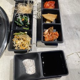 These are the trays that came with our meals. We were not told what was on them. These are the trays that came with our meals. We were not told what was on them.