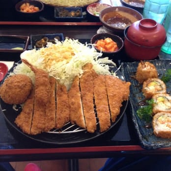Yoko - Chicken katsu combo with crunch roll - Japanese Near Me - Buena Park, California Yoko - Chicken katsu combo with crunch roll - Japanese Near Me - Buena Park, California