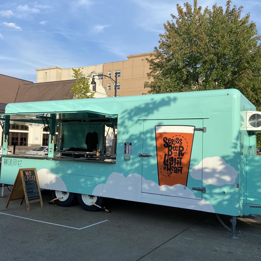 Levity Brewing - a blue food truck parked in a parking lot - Beer Gardens Near Me - Indiana, Pennsylvania Levity Brewing - a blue food truck parked in a parking lot - Beer Gardens Near Me - Indiana, Pennsylvania