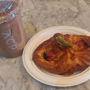 Alchemist Coffee Project - Bacon & cheese croissant / mocha latte - Coffee & Tea Near Me - Los Angeles, California Alchemist Coffee Project - Bacon & cheese croissant / mocha latte - Coffee & Tea Near Me - Los Angeles, California