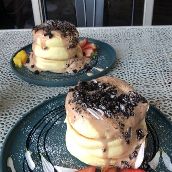Motto Tea Cafe - Nutellamisu Soufflé Pancakes - Desserts Near Me - Pasadena, California Motto Tea Cafe - Nutellamisu Soufflé Pancakes - Desserts Near Me - Pasadena, California
