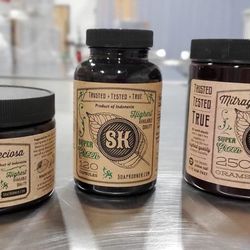 Soap Korner - All our kratom is packaged in a GMP certified facility.