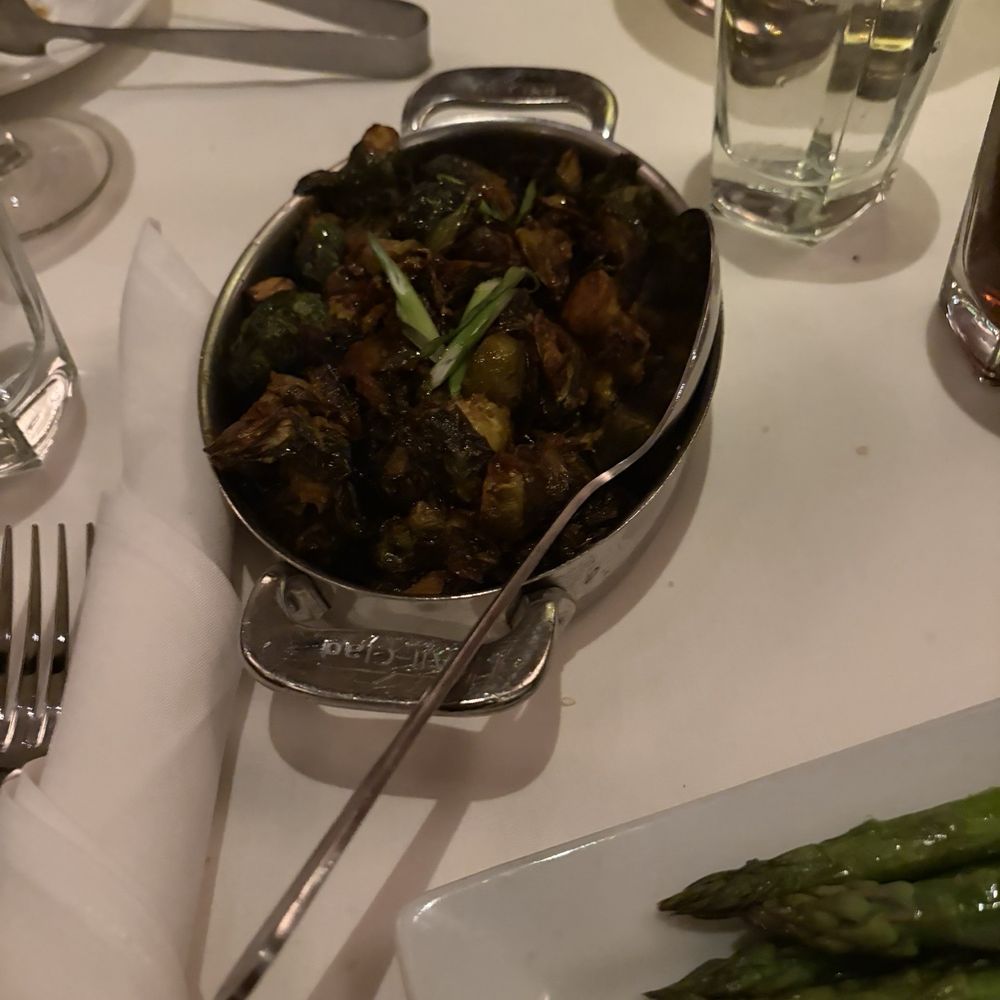 The Capital Grille - Soy Glazed Brussels Sprouts with Bacon...better at Bonefish Grill - Steakhouses Near Me - Clayton, Missouri