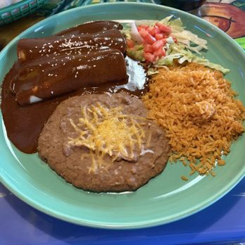 Anayas - Chicken Enchilada De Mole - Mexican Near Me - Tempe, Arizona Anayas - Chicken Enchilada De Mole - Mexican Near Me - Tempe, Arizona