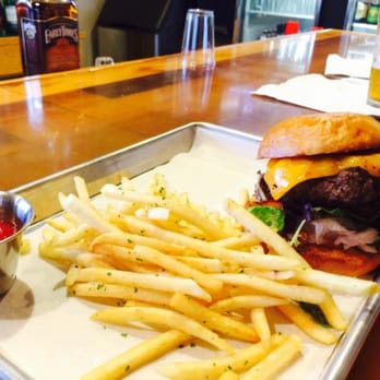 The Cove - a burger and french fries on a tray - Burgers Near Me - Cameron, Montana The Cove - a burger and french fries on a tray - Burgers Near Me - Cameron, Montana