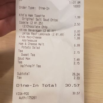 McAlister's Deli - Receipt - Salad Near Me - Frisco, Texas McAlister's Deli - Receipt - Salad Near Me - Frisco, Texas