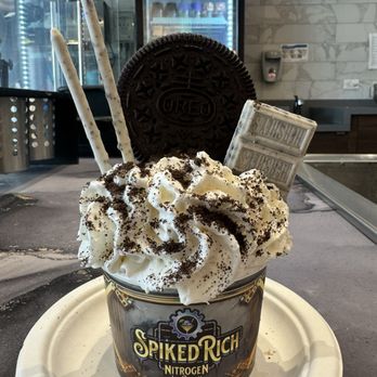 Spiked Rich Nitrogen Ice Cream - Ice Cream & Frozen Yogurt Near Me - Doral, Florida Spiked Rich Nitrogen Ice Cream - Ice Cream & Frozen Yogurt Near Me - Doral, Florida