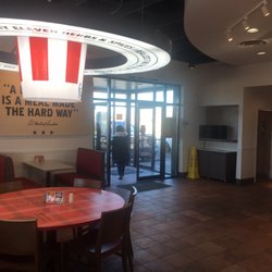 KFC - New Light fixture and new service counter.